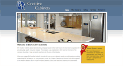 Desktop Screenshot of bkcreativecabinets.com.au